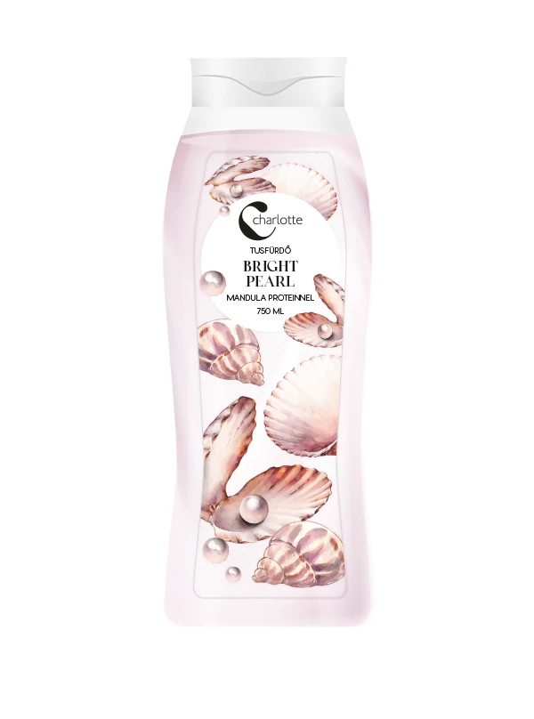 Charlotte Bright Pearl Mandula Proteinnel tusfürdő 750ml