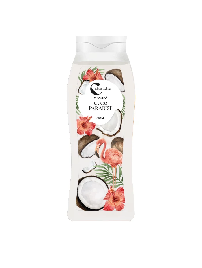 Charlotte Coco Paradise tusfürdő 750ml