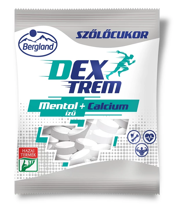 Bergland szőlőcukor mentol 70g 