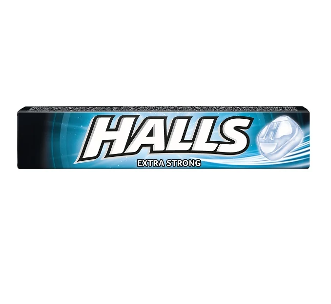 Halls 33,5g extra erős fekete