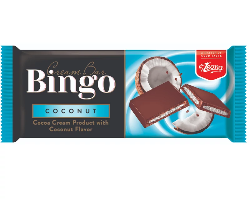 Bingo kókuszos krémmel töltött tejtábla 90g