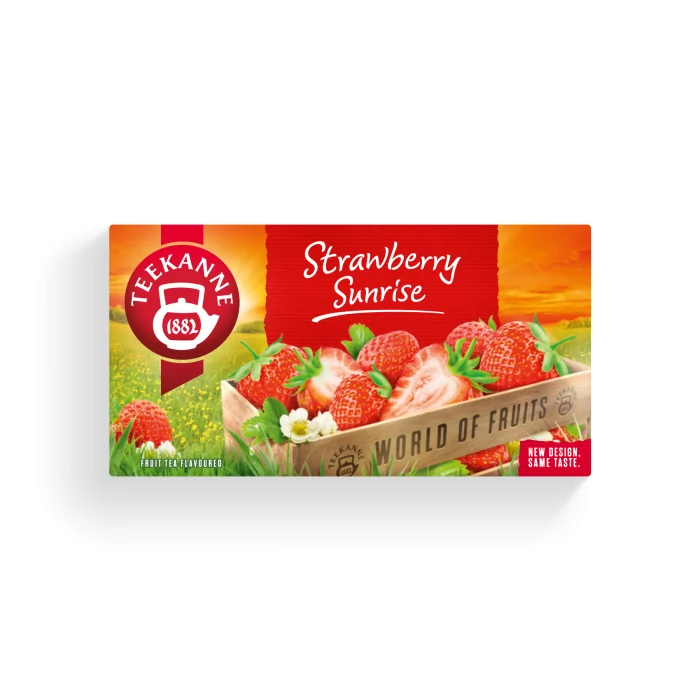 Teekanne strawberry sunrise gyümölcstea 20x2,5g