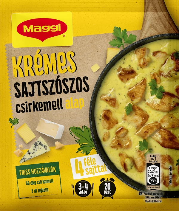 Maggi krémes sajtszószos csirkemell alap 28g
