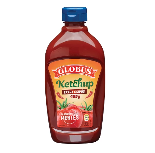 Globus extra csípős ketchup 485g