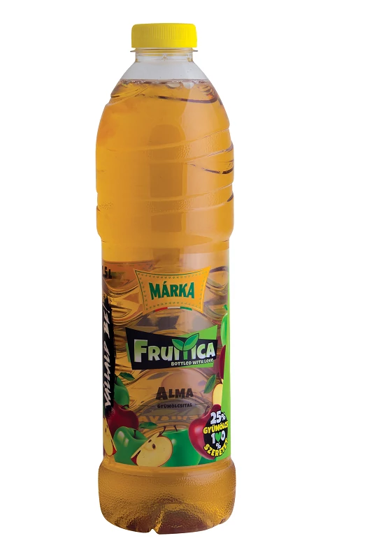 Márka alma gyümölcsital 1,5L 25% - csak egyedi szállítással vagy személyes átvétellel