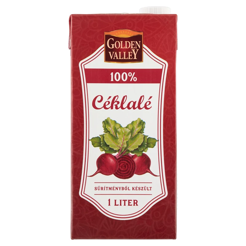 Golden valley cékla 100% 1l