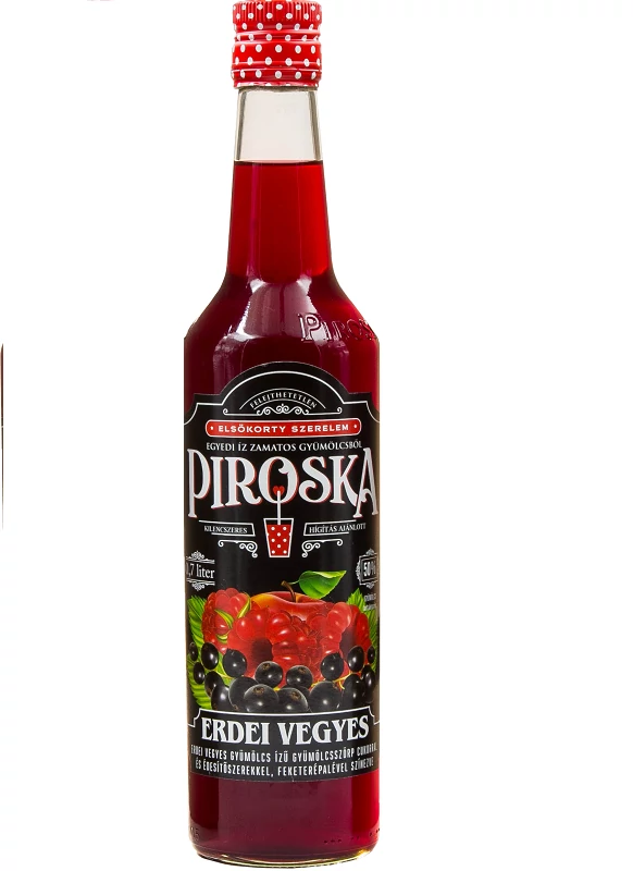 Piroska erdei vegyes ízesítésű gyümölcsszörp 0,7 l
