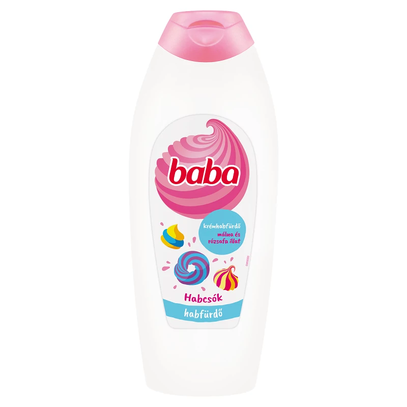 Baba habfürdő málna és rózsafa illatban 750ml