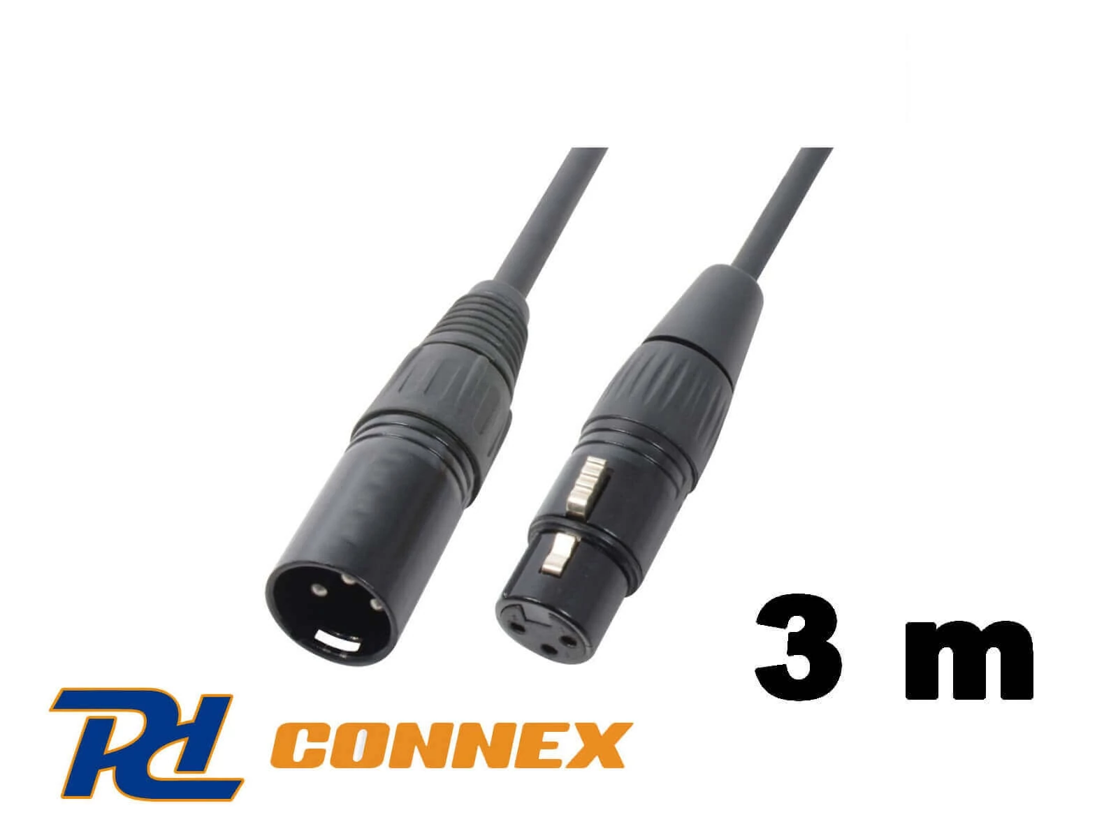 PD Connex CX35-3 mikrofonkábel (XLR mama - XLR papa) - (3 m)