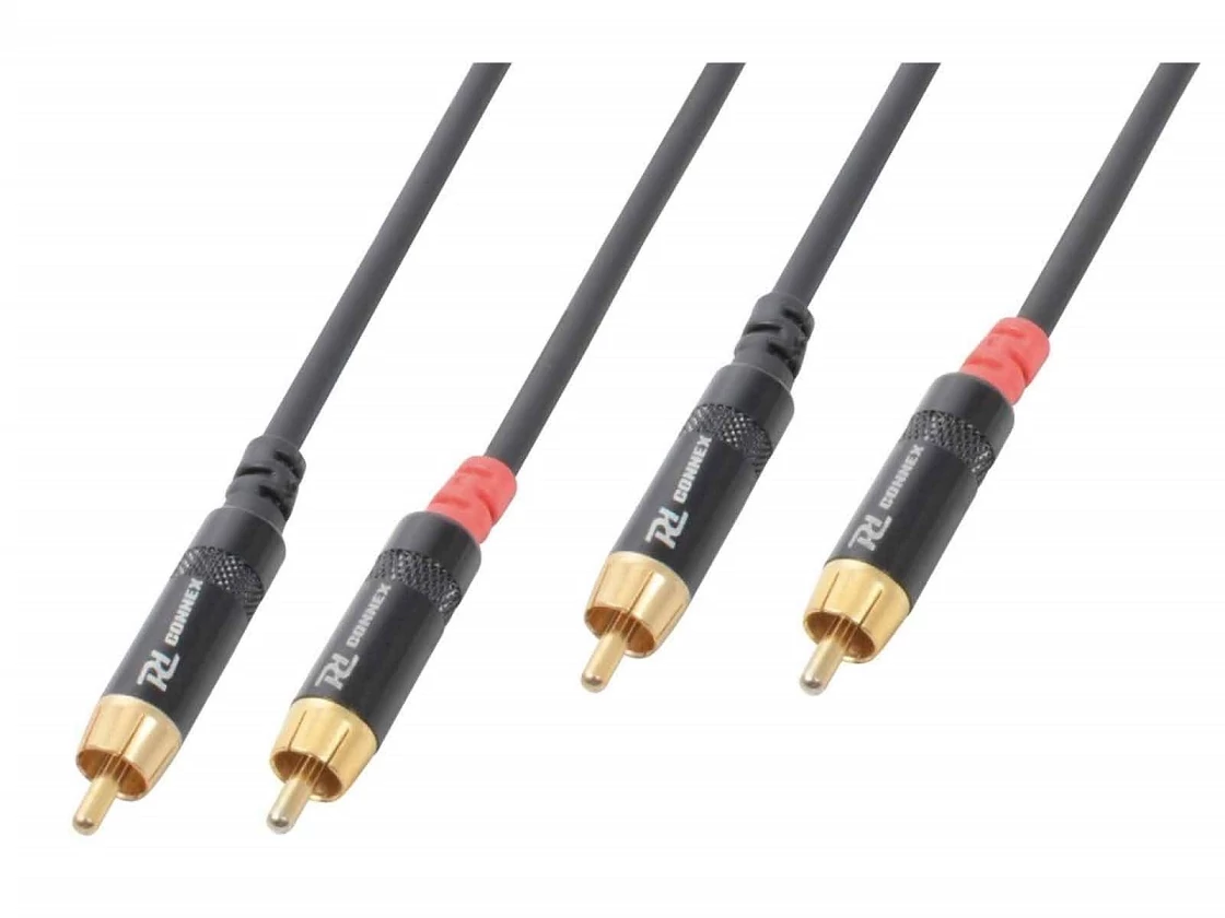 PD Connex CX94-1 sztereo jelkábel (2x RCA - 2x RCA) - (1 m)