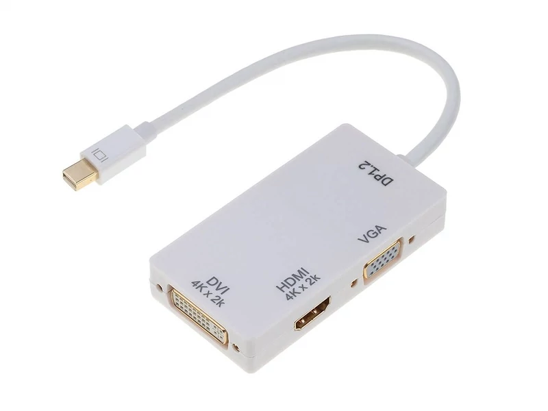 Thunder MDP-06, Mini DisplayPort - HDMI + DVI + VGA átalakító (4K)
