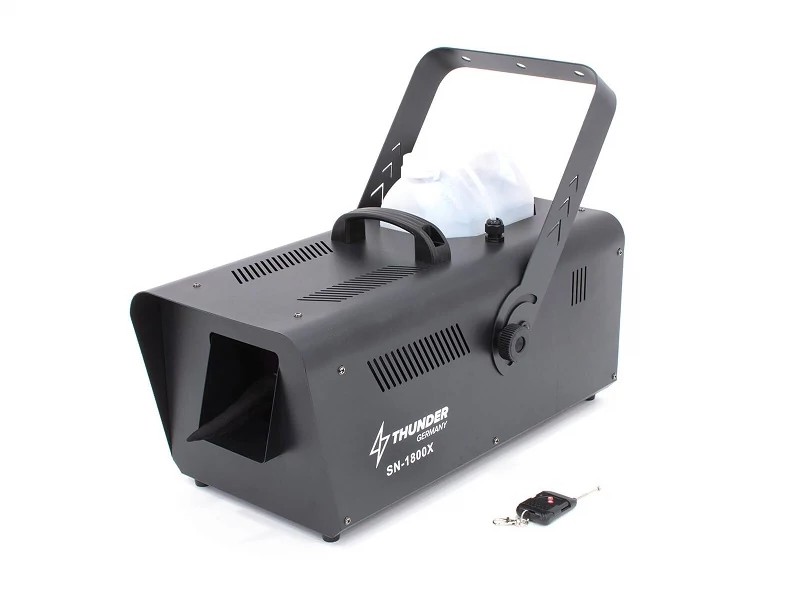 Thunder SN-1800X Hógép (1800W) + DMX + távirányító - FEKETE
