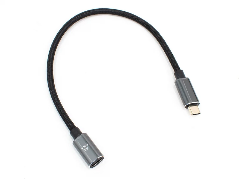 Thunder UCY-03 (USB-C - USB-C mama) USB4, 8K@60Hz 100W Hosszabbító (0,3m)