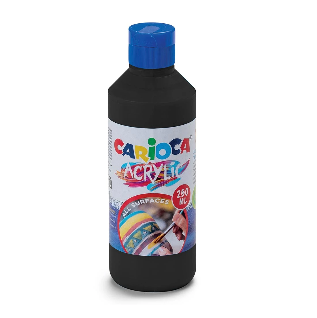 Acrylic 250ml-s akril festék fekete színben - Carioca