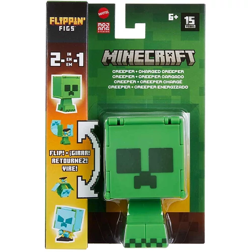 Minecraft: Flippin Figs Creeper 2-az 1ben figura - Mattel