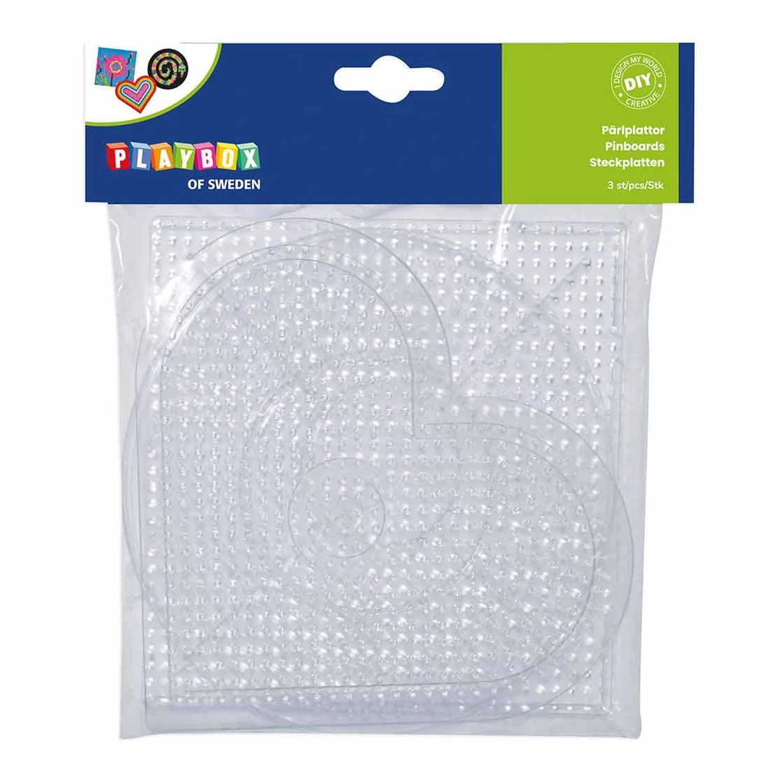 PlayBox: 5mm-es MIDI vasalható gyöngy alaplapok 3db-os csomag