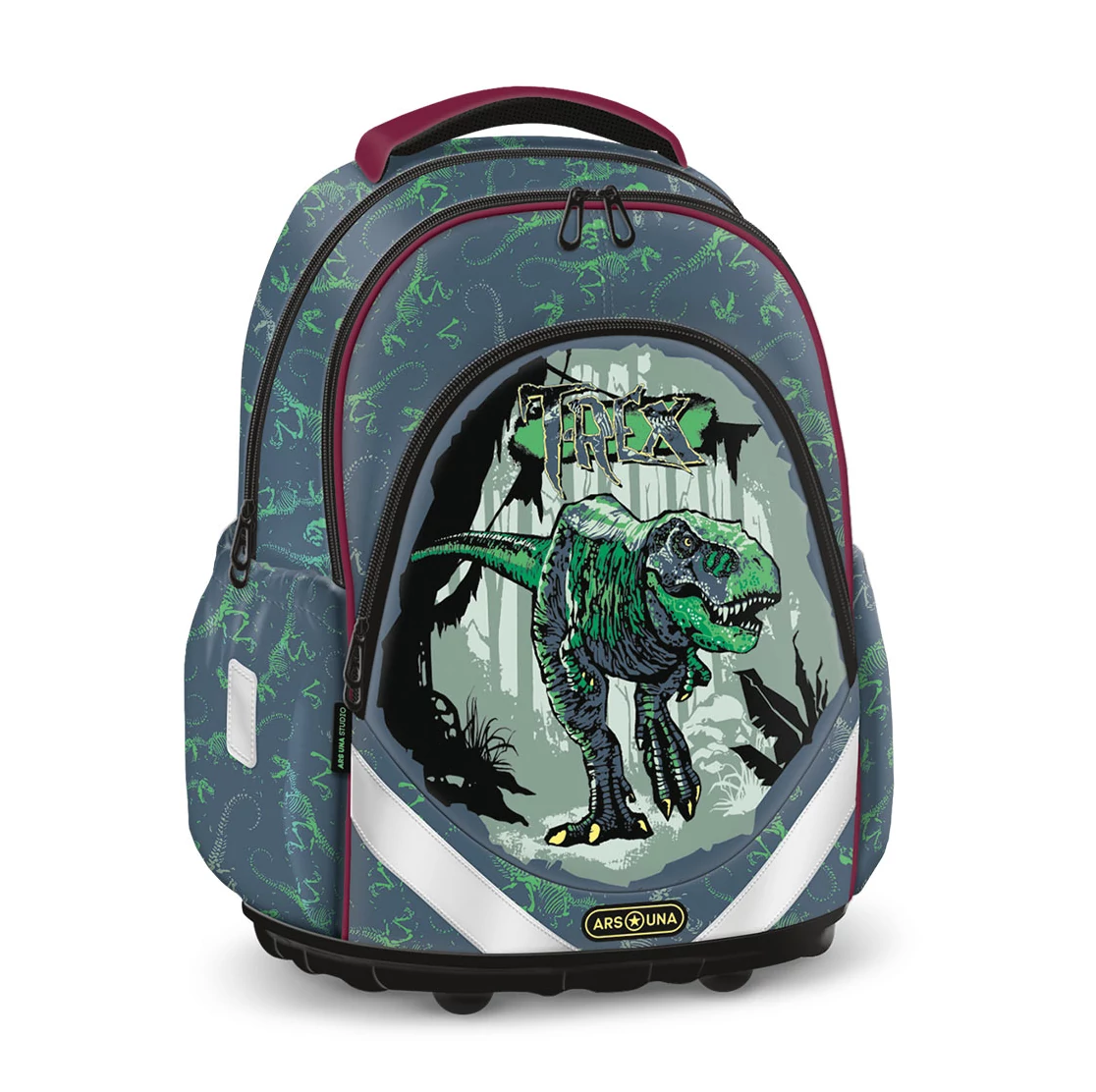 Ars Una: T-Rex anatómiai iskolatáska, hátizsák 33x42x21cm