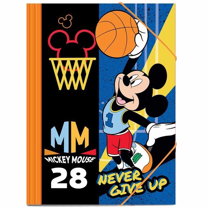 Luna: Mickey egér gumis mappa A/4-es méretben