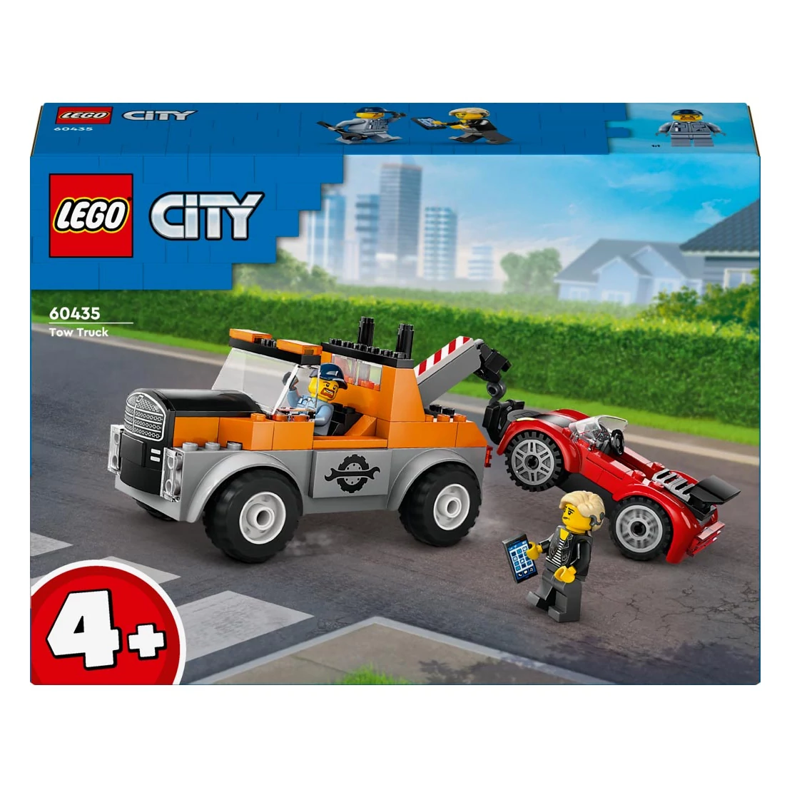 LEGO® City: Vontató és sportautószervíz (60435)