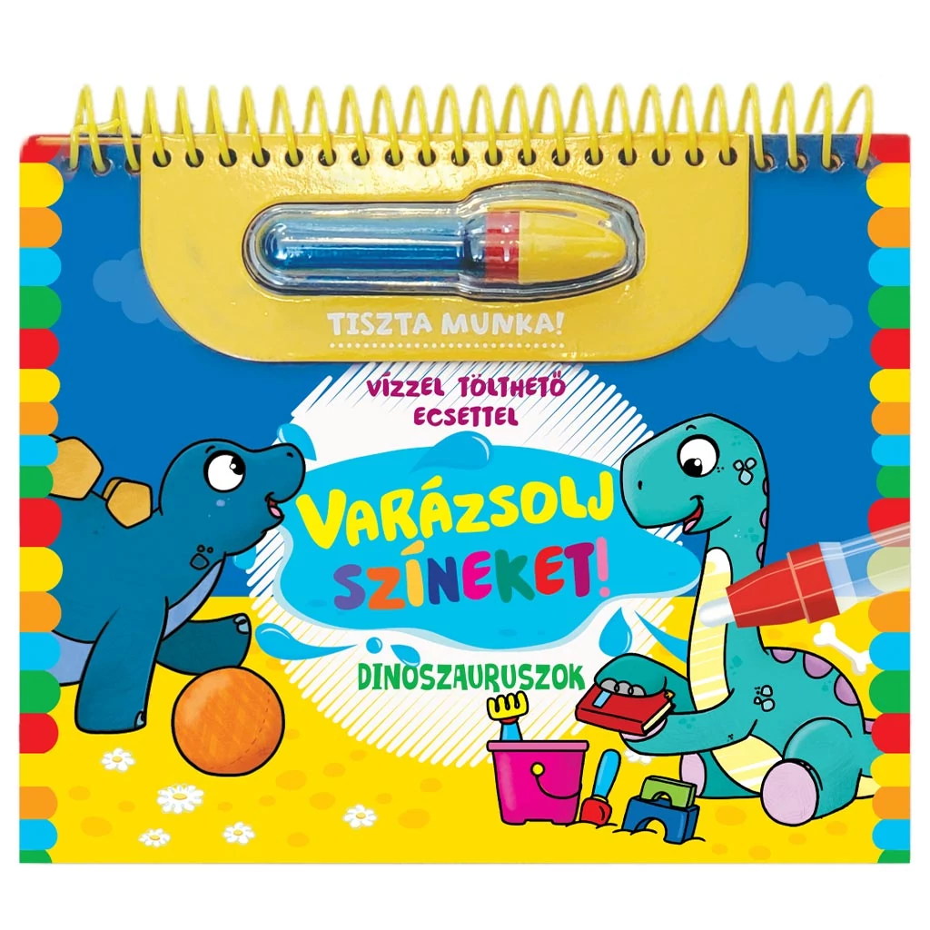 Varázsolj színeket! - Dinoszauruszok foglalkoztató füzet