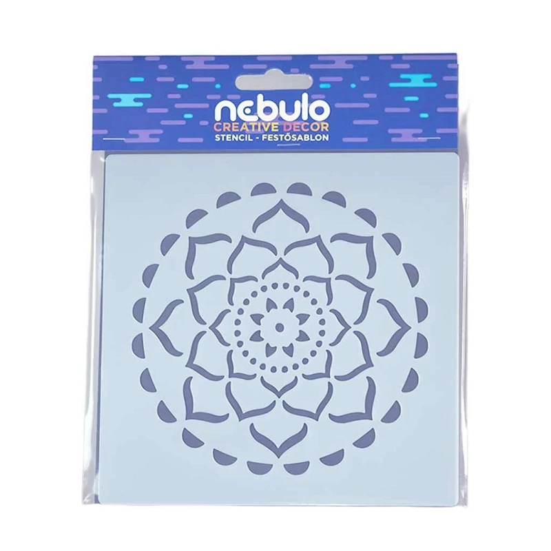 Nebulo: Mandala műanyag sablon lap