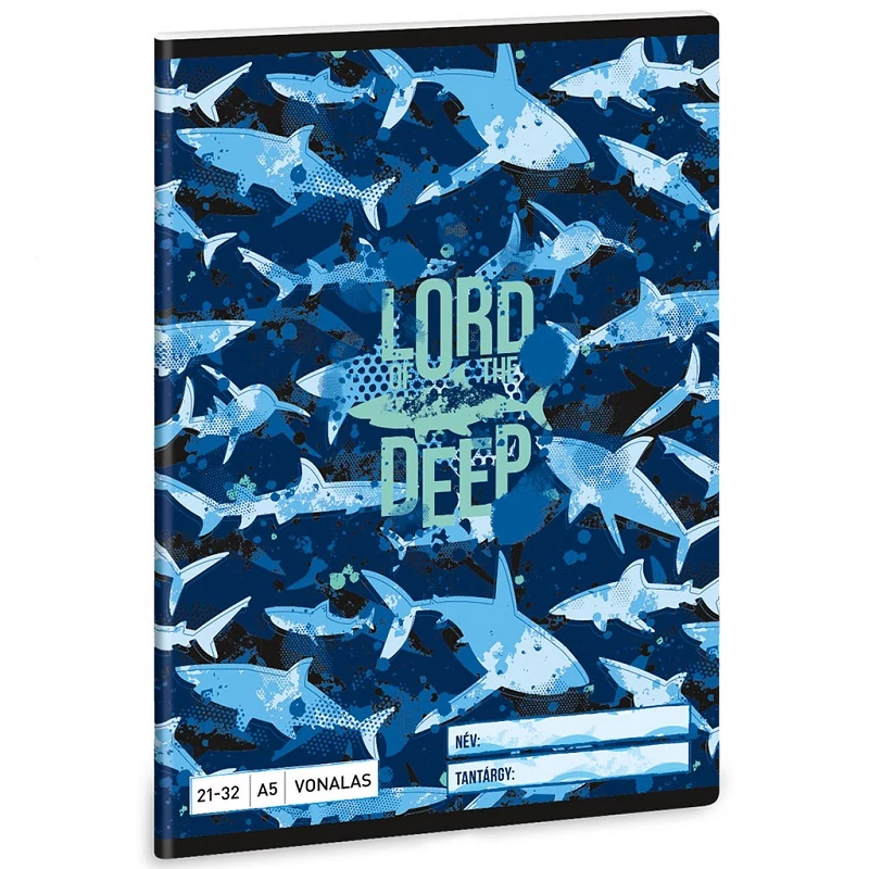 Ars Una: Lord of the Deep cápás vonalas füzet A/5