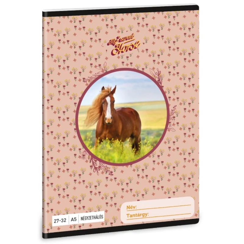 Ars Una: My Sweet Horse kockás füzet A/5 27-32
