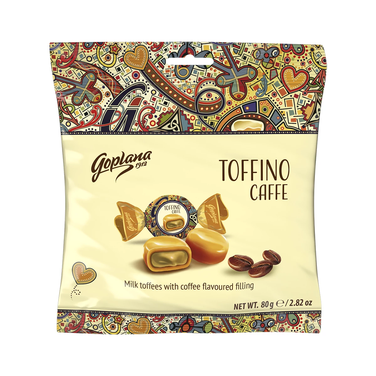 Goplana Toffino Café karamell, kávés töltelékkel 80 g