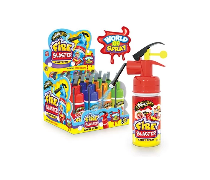 Johny Bee Fire Blaster tűzoltós cukor spray 16x55ml