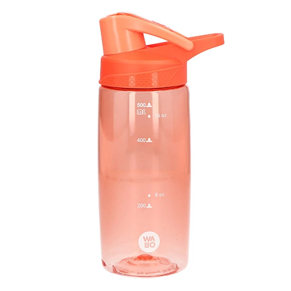 Wabo korall műanyag kulacs 550ml WMCS-550-KO