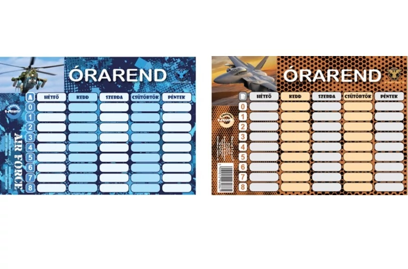 T-Creative army kicsi órarend 1db-os kiszerelésben N13043TAR
