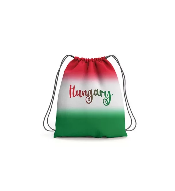 Nemzeti színű tornazsák hungary felirattal EB2024