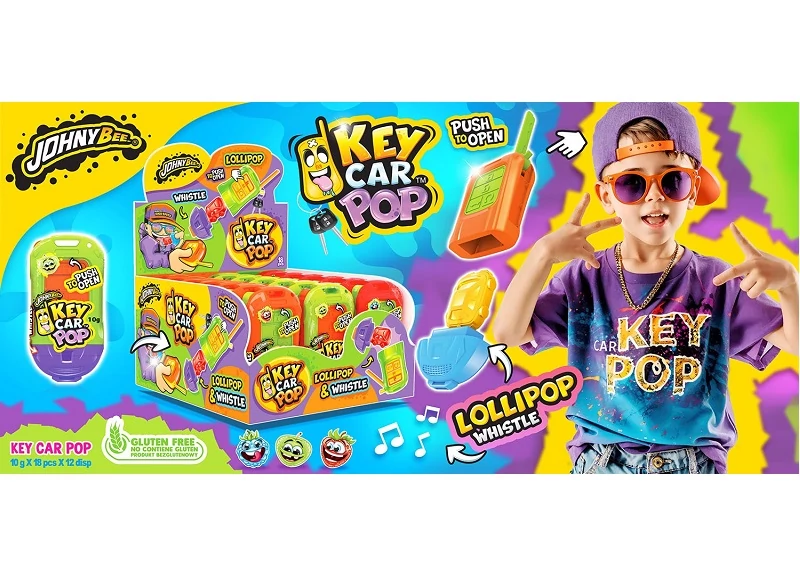 John bee key car pop 18x10g
