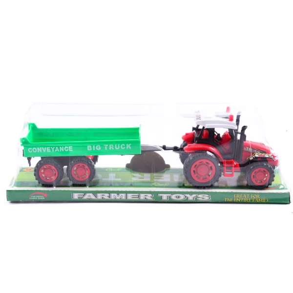 Játék traktor pótkocsival 47128