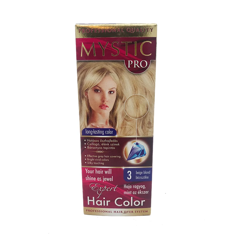 Mystic pro bézs szőke hajfesték 3