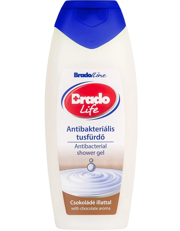 Brado life csokoládé antibakteriális tusfürdő 400ml