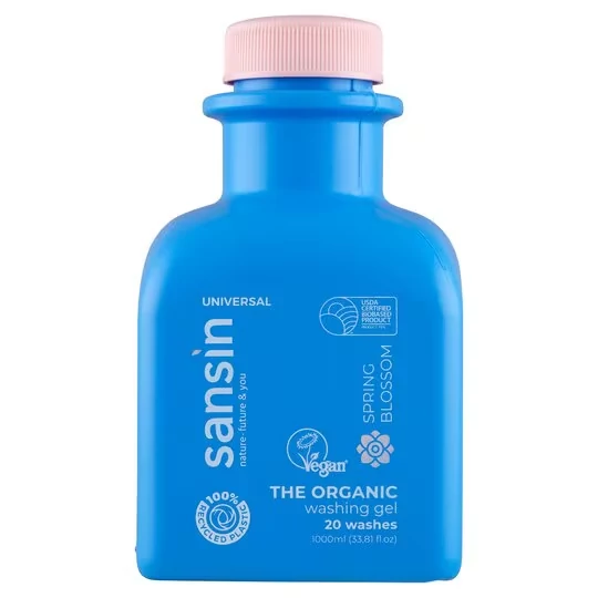 Sansin spring blossom univerzális organikus mosógél 1L