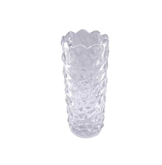 Üveg váza 19,5x8cm 32239