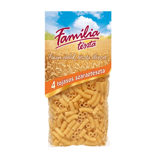 Família rövid cső tészta 4tojásos 400g