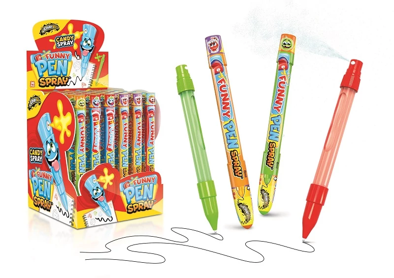 Johny Bee funny pen spray - toll cukorka spray 36x6ml
