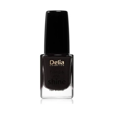 Delia hard & shine fekete színű körömlakk 11ml 815