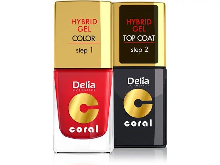 Delia hybrid gel fekete színű körömlakk 11ml 26