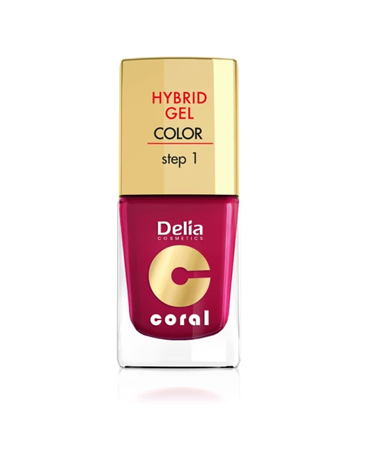 Delia hybrid gel meggyvörös színű körömlakk 11ml 06