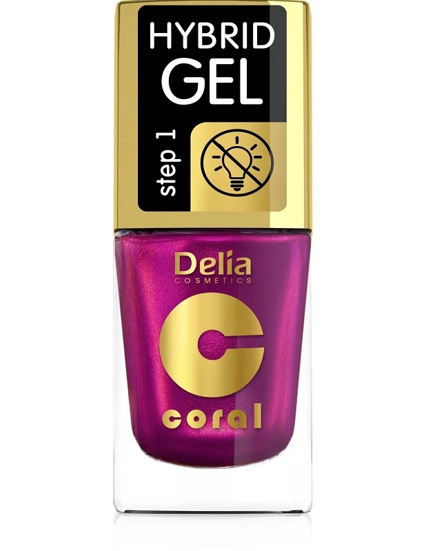 Delia hybrid gel metál meggy színű körömlakk 11ml 108