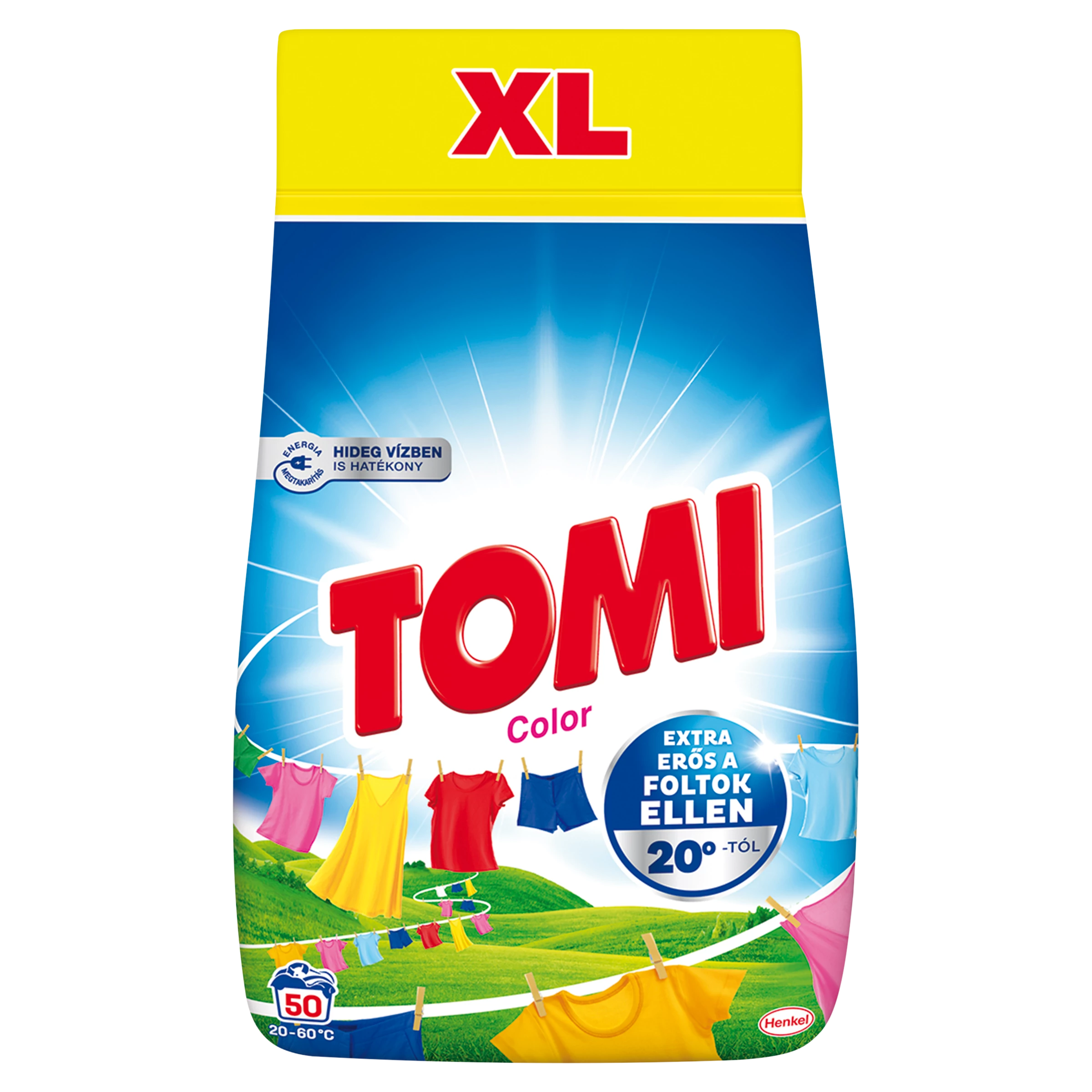 Tomi Color mosópor 2,75kg 50 mosás
