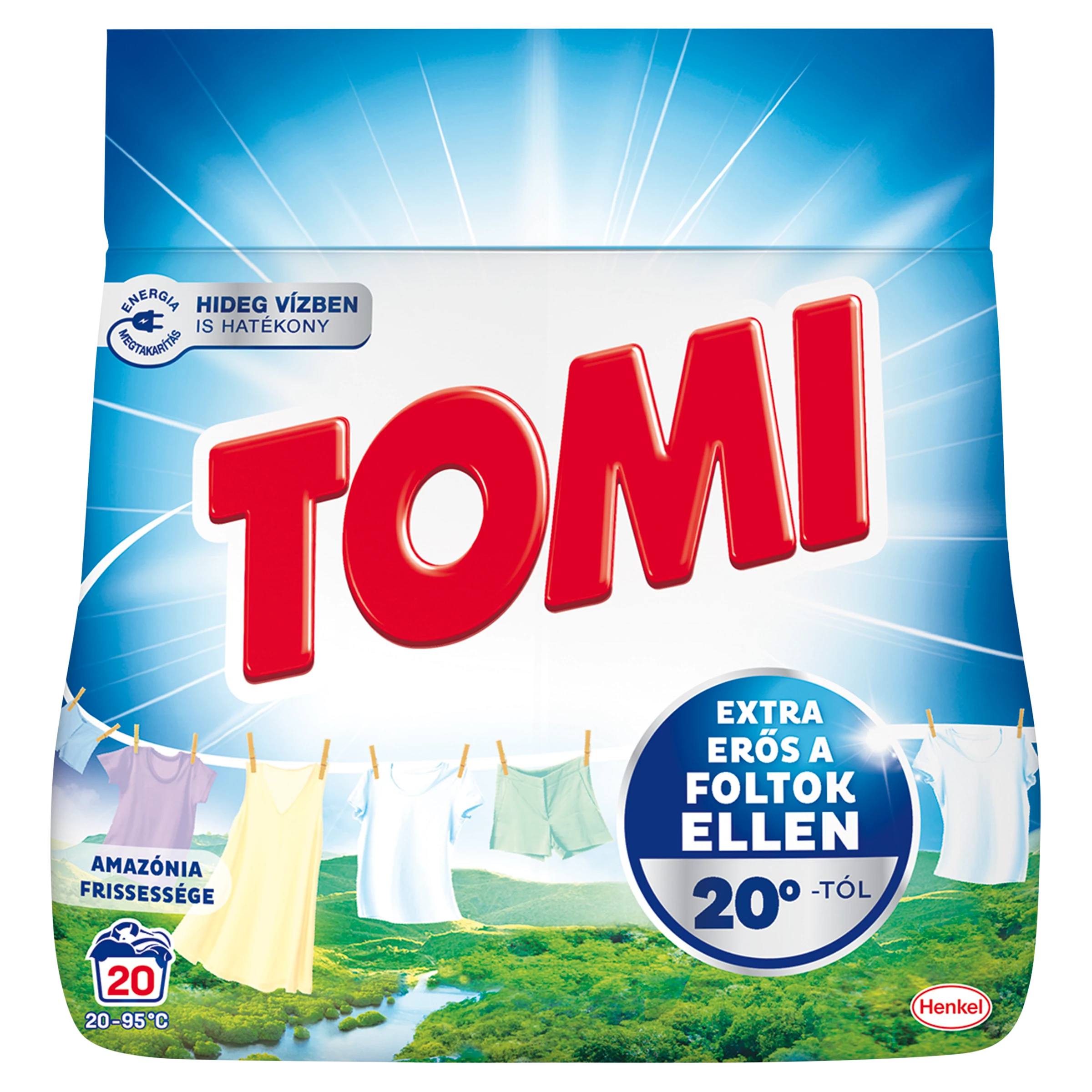 Tomi Amazónia mosópor XS 1.1kg 20 mosás
