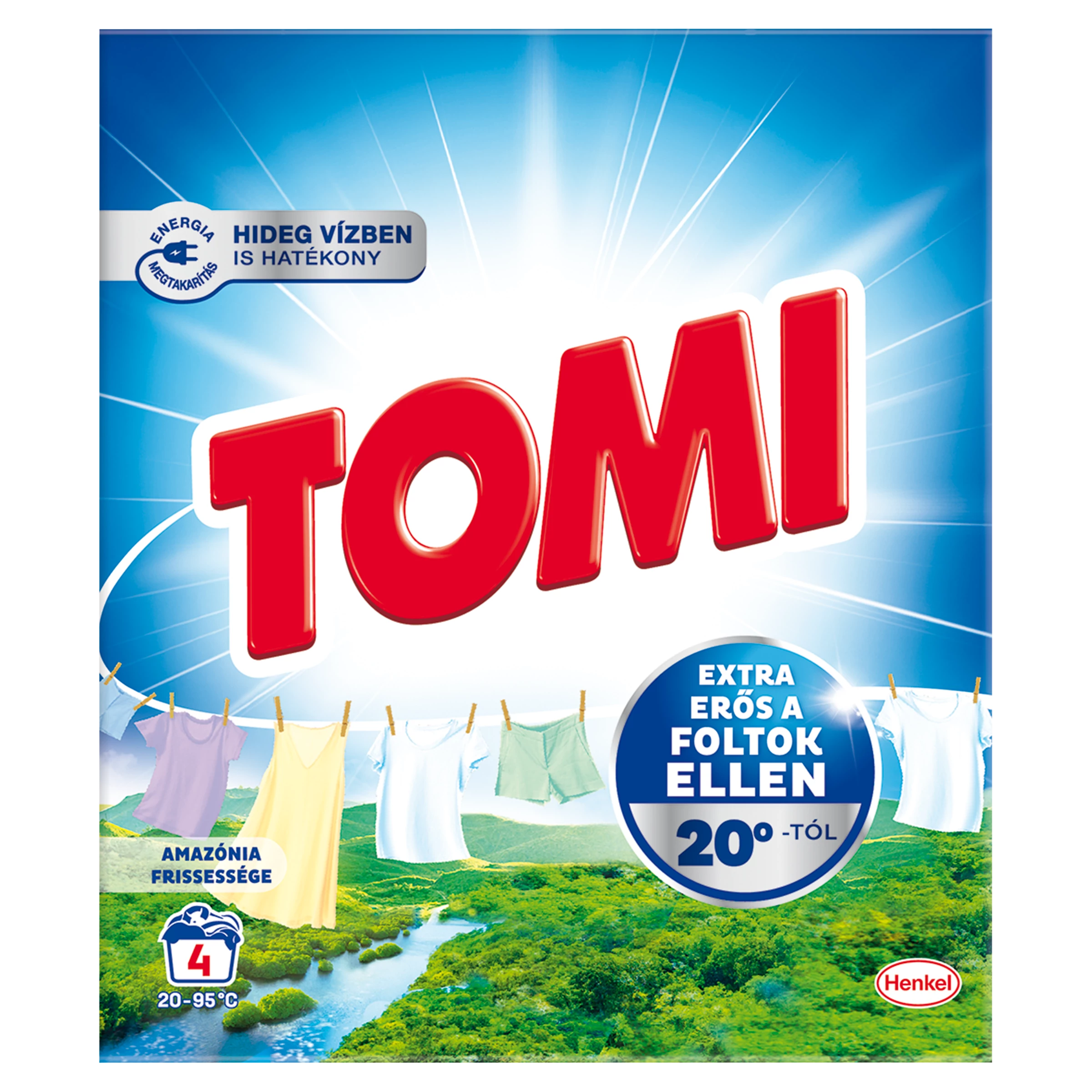 Tomi Amazónia mosópor 220g 4 mosás