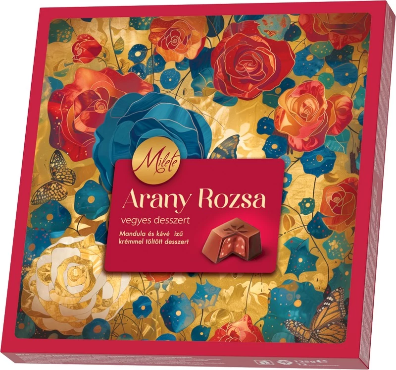 Arany Rózsa vegyes desszert mandula és kávé 125g