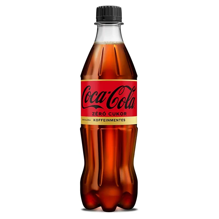 Coca-Cola Zero koffeinmentes, energiamentes szénsavas üdítőital édesítőszerekkel 500 ml
