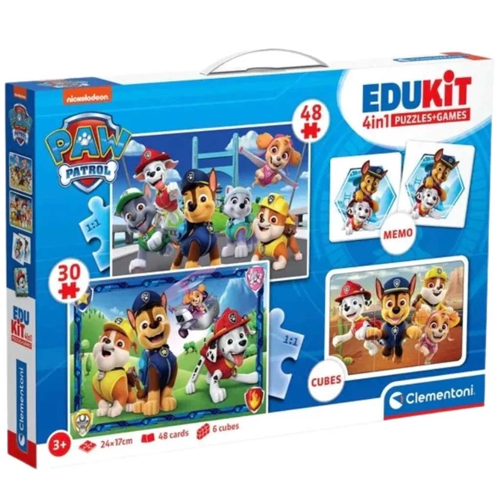 Edukit: Mancs őrjárat 4 az 1-ben játékgyűjtemény - Clementoni
